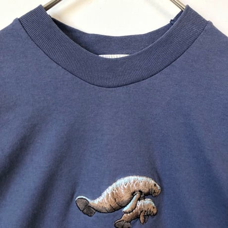 USA製　90s シングルステッチ　刺繍　キッズ　Tシャツ