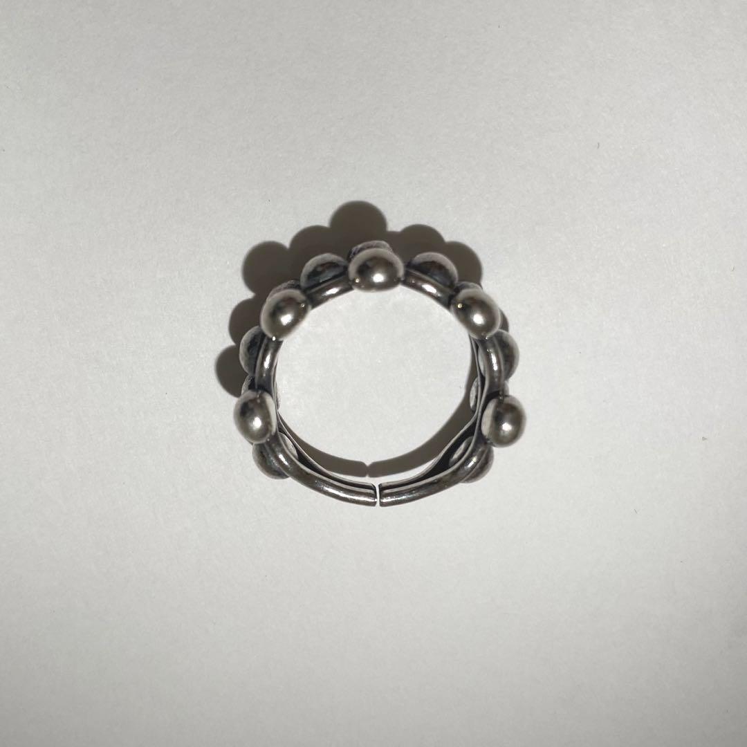 KARENSILVER カレン シルバー 民族 ハンドメイド 螺旋 DNA リング 指輪