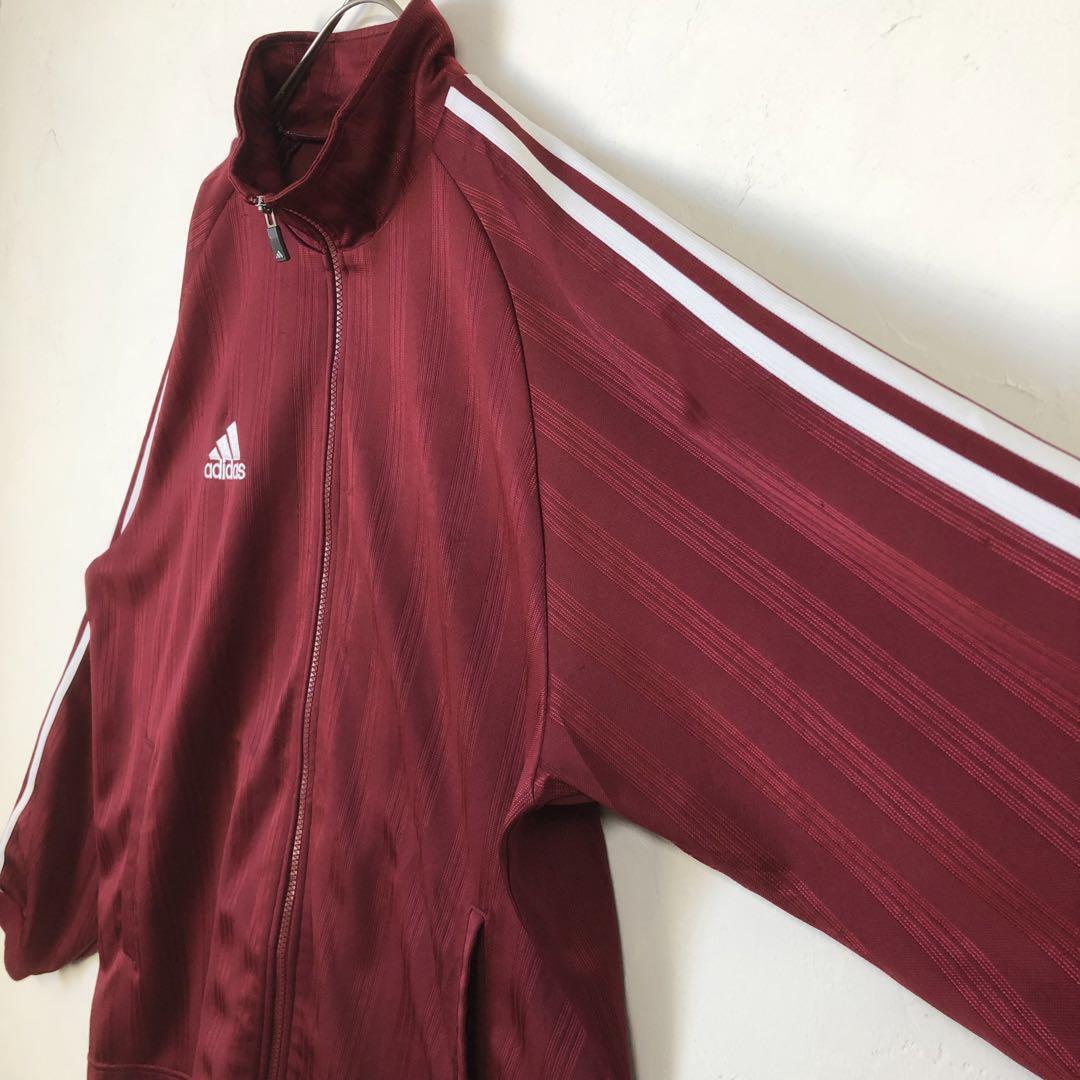 おさるのジョージ アディダス 刺繍ロゴ ゆるだぼ00s トラックジャケット 90s adidas アディダス トラックジャケット ジャージ 刺繍ロゴ