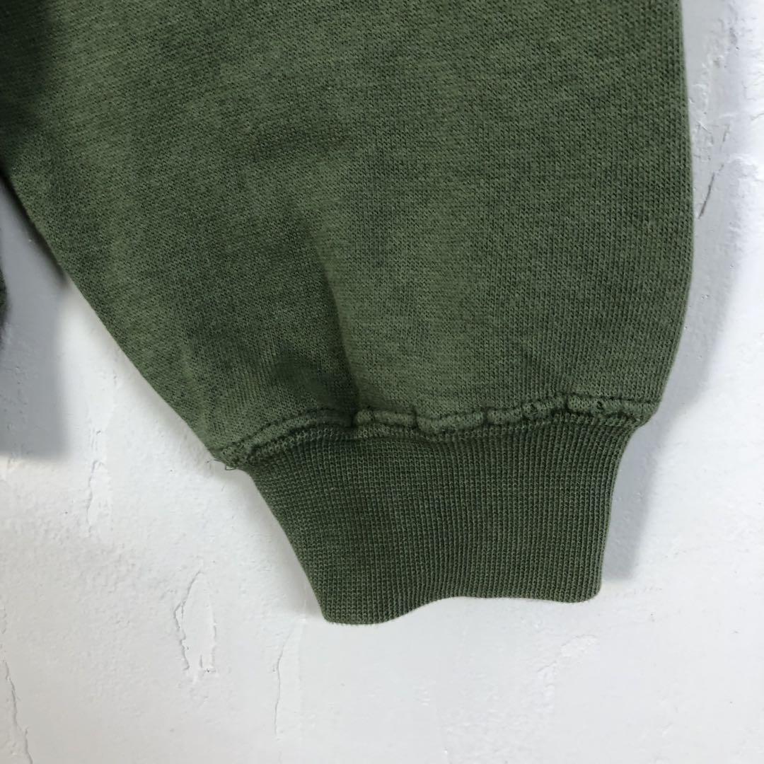 2792ポーラー　スウェット　トレーナー　刺繍　ビッグロゴ　ゆるだぼ　緑 2792ポーラースウェットトレーナー刺繍ビッグロゴゆるだぼ緑