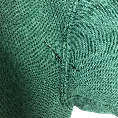 カレッジ　ミシガン　大学　刺繍　ロゴ　スウェット　トレーナー　緑