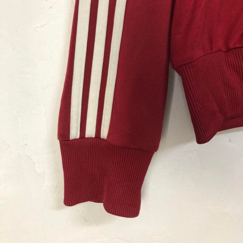 adidasoriginals トラックジャケット 刺繍ロゴ 赤 M 0869 アディダスオリジナルス ジャージ トラックジャケット 刺繍 ロゴ