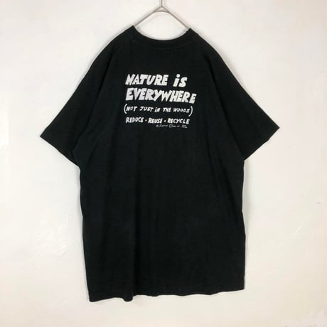90s フルーツオブザルーム　メッセージT　レストラン　Tシャツ
