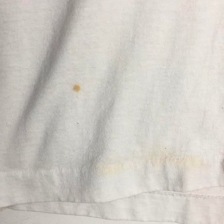 USA製　カレッジ　マサチューセッツ　シングルステッチ　Tシャツ　白