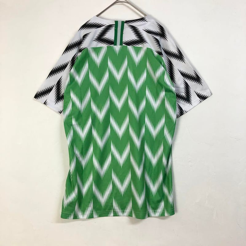 NIKE ナイジェリア ゲームシャツ ユニフォーム サッカー 刺繍 ロゴ 緑