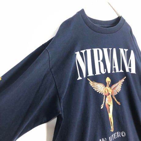 BOOTLEG　NIRVANA 　ニルヴァーナ　両面　ビッグプリント　バンT　ロンT