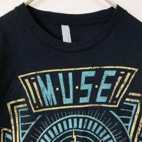 MUSE　ミューズ　ビッグロゴ　半袖　Tシャツ　黒