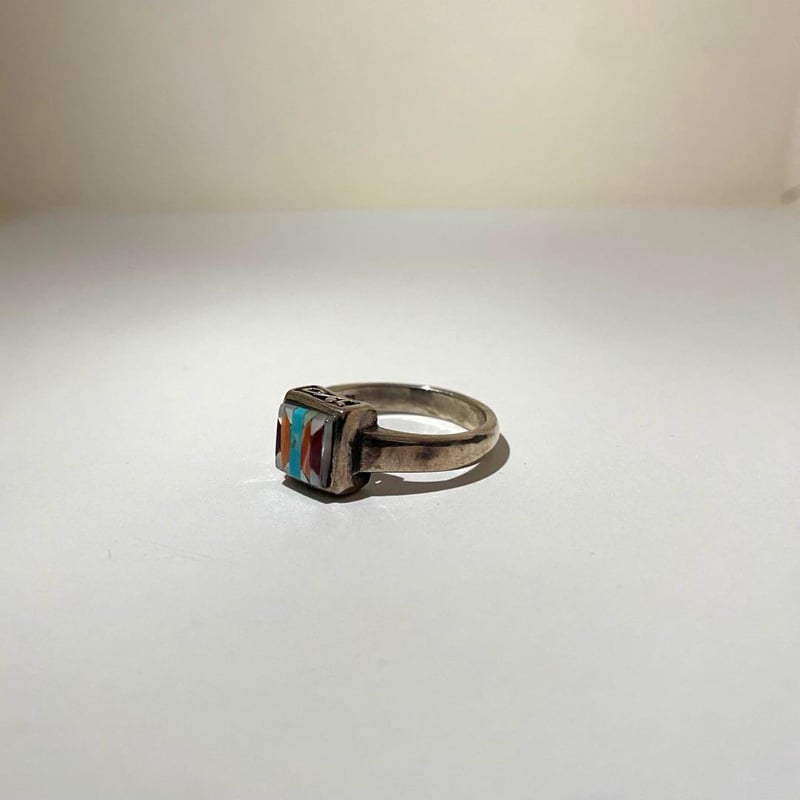 SILVER 925シルバーターコイズリング指輪ハンドメイド 19号