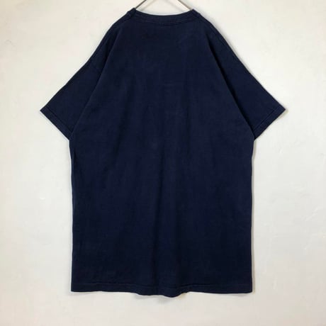 90s フルーツオブザルーム　Davey's ON PORT　半袖　Tシャツ　紺