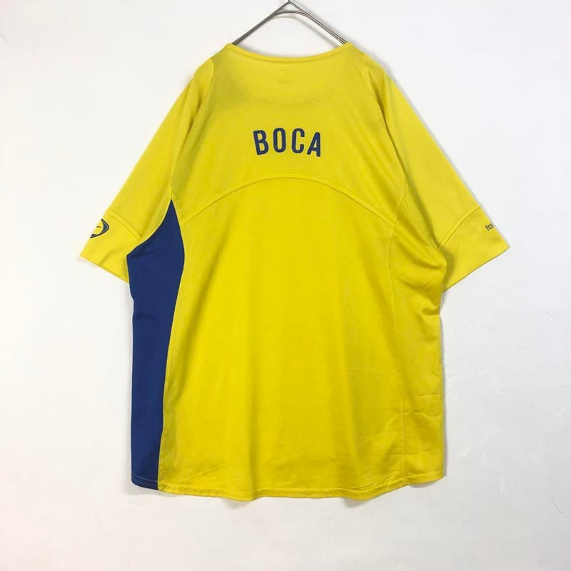 2849 ボカジュニア　ナイキ　サッカー　ユニフォーム　トレ　シャツ　04 年 ボカジュニア ナイキ サッカー ユニフォーム トレ シャツ 04 年