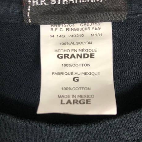 ハーレーダビッドソン　ビッグプリント　半袖　Tシャツ　黒