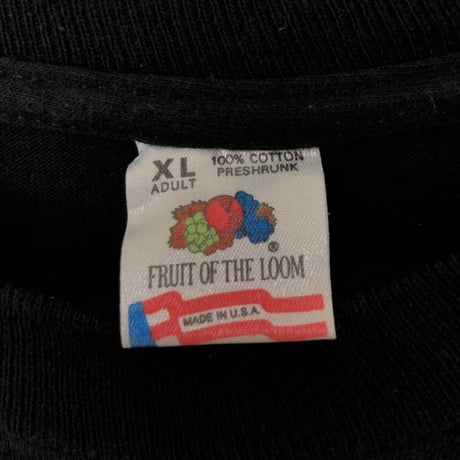 90s フルーツオブザルーム　メッセージT　レストラン　Tシャツ