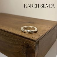 KARENSILVER　カレン　シルバー　民族　ハンドメイド　捻れ　リング　指輪　925