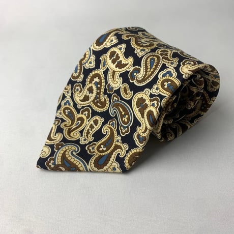 ETRO エトロ　シルク　イタリア製　ペイズリー　総柄　ネクタイ
