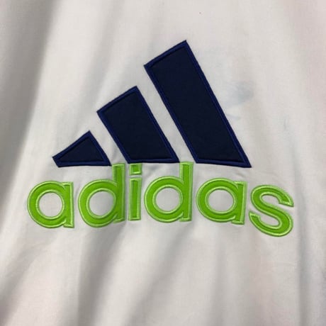90's adidas アディダス　刺繍　ロゴ　トラックジャケット　ジャージ