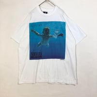 BOOTLEG　NIRVANA　ニルヴァーナ　NEVERMIND　半袖　Tシャツ　白