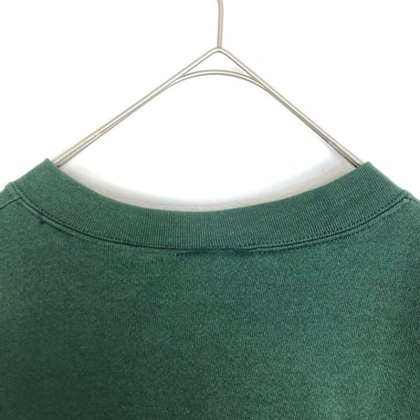 カレッジ　ミシガン　大学　刺繍　ロゴ　スウェット　トレーナー　緑