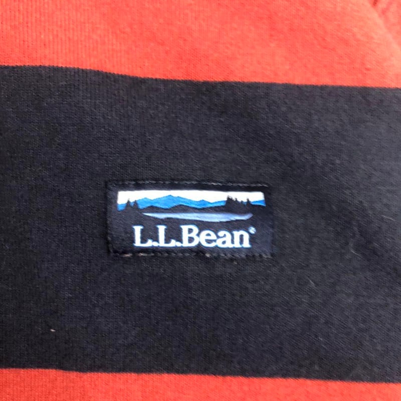 L.L.bean エルエルビーン 長袖 ボーダー ラガーシャツ 赤 紺 | PEACE TOWN