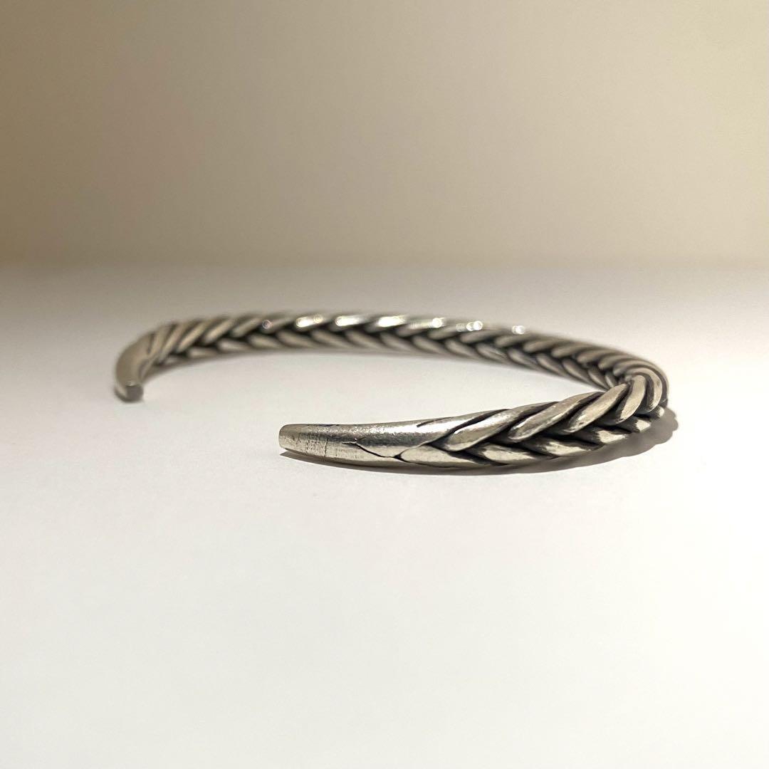 KARENSILVER カレンシルバー 編み込み バングル ブレスレット