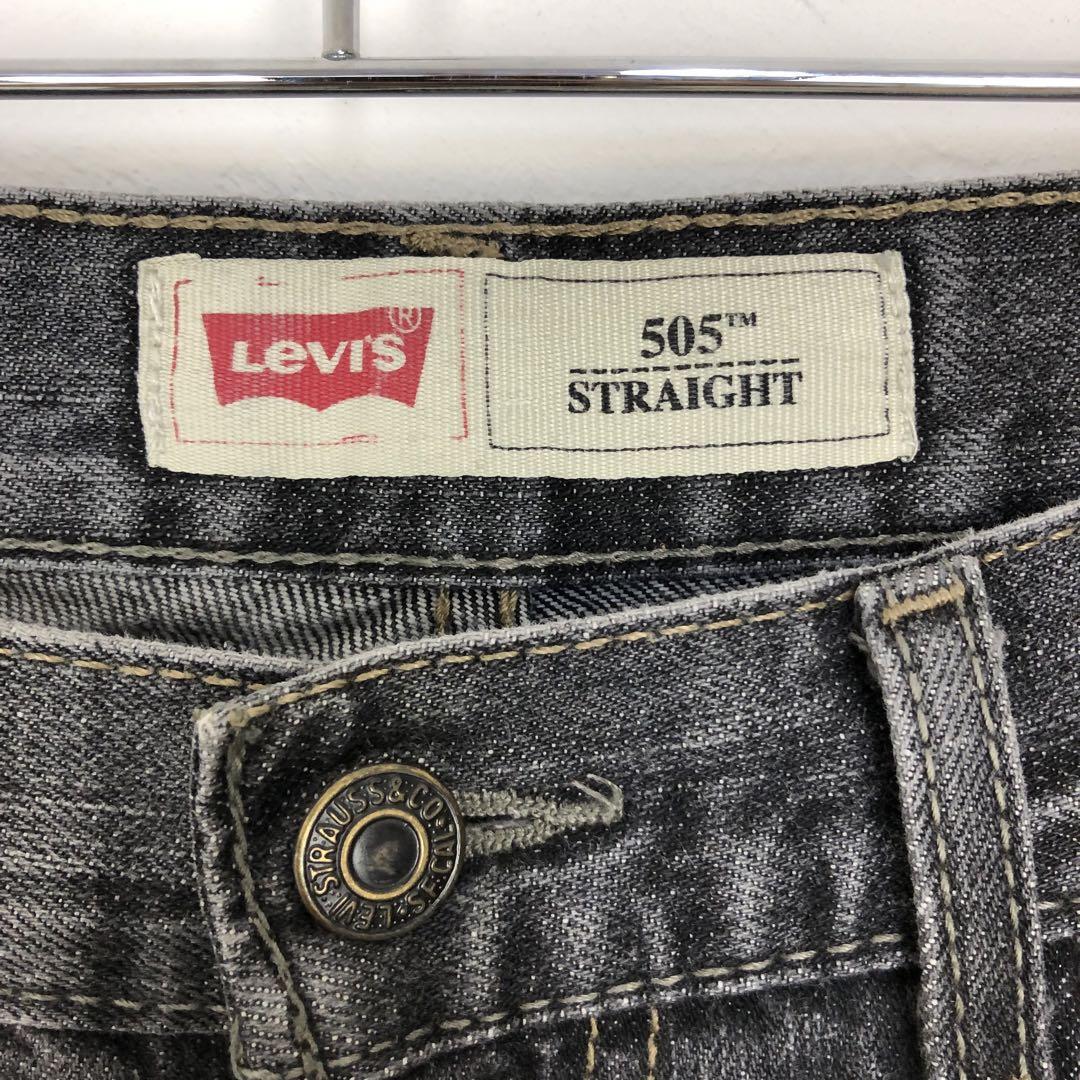 リーバイス リメイク ブラックデニム パンツ 再構築 パッチワーク 黒