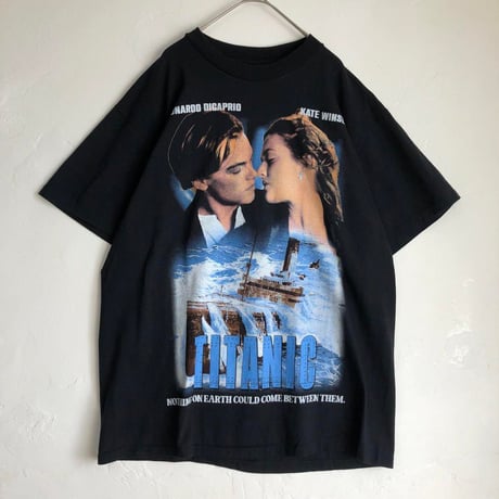 BOOTLEG TITANIC タイタニック　シングルステッチ　ビッグプリント　半袖　Tシャツ