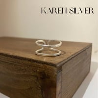 KARENSILVER　カレン　シルバー　民族　ハンドメイド　リング　指輪　925