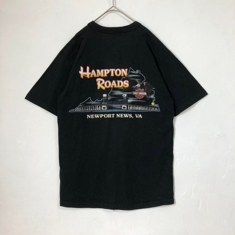 90s ハーレーダビッドソン ブラック Tシャツ シングルステッチ 【公式