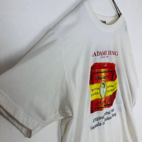 マダム・ヘン　企業　両面　ビッグロゴ　半袖　Tシャツ　白