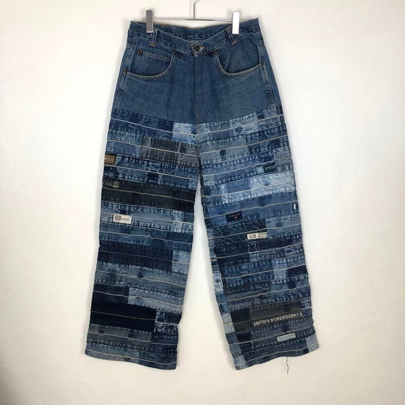 リーバイス リメイク デニム パンツ Gパン 再構築 パッチワーク