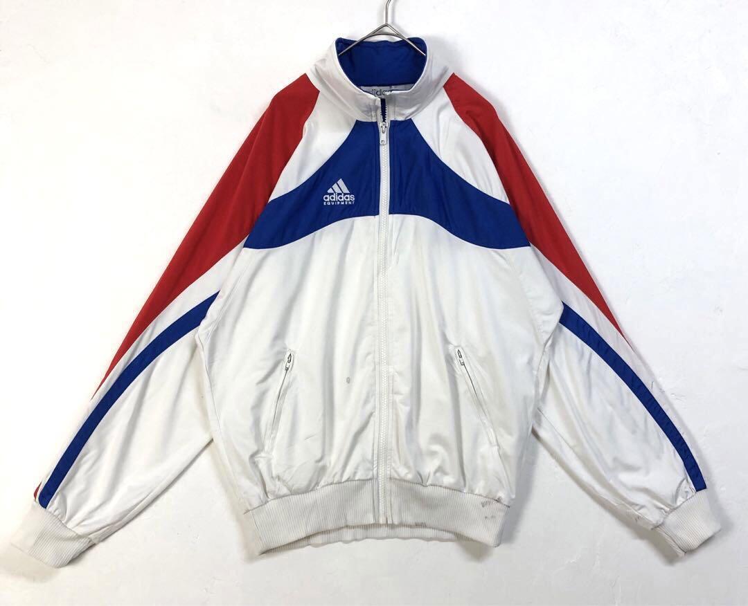 アディダス ジャージ トラックジャケット 刺繍 ロゴ
