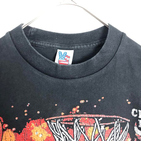 BOOTLEG　NBA　ブルズ　タズマニアンデビル　Tシャツ　ビッグプリント　黒