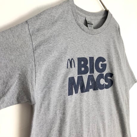 BIG MACS マクドナルド　ビッグマック　企業T　Tシャツ　グレー