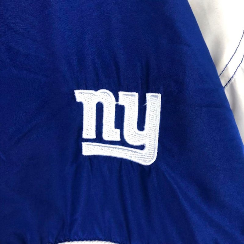 NFL ジャイアンツ ジャージ トラックジャケット 刺繍 ロゴ 青 | PEACE TOWN