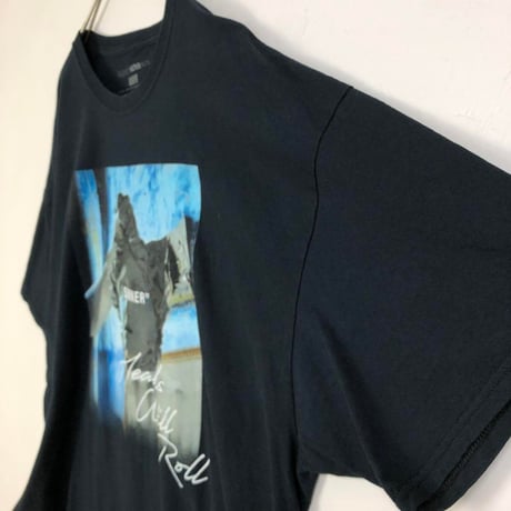 石像　プリント　ビッグサイズ　コットン　半袖　Tシャツ