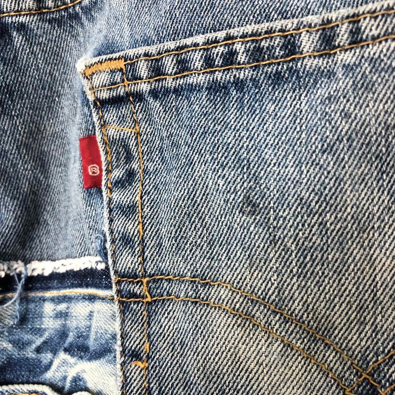 リーバイス リメイク デニム パンツ 再構築 パッチワーク | PEACE TOWN
