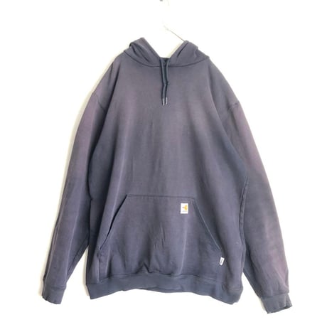 Carhartt　カーハート　ロゴ　パーカー　フーディ 裏起毛　紺