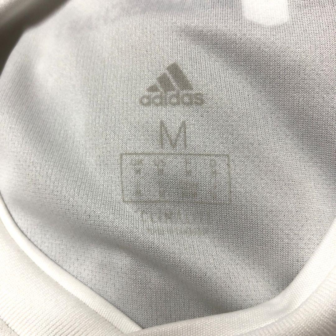 2990 ドイツ　ゲームシャツ　ユニフォーム　サッカー　刺繍　ロゴ　白　L adidas ドイツ H 17-18 ゲームシャツ ユニフォーム サッカー