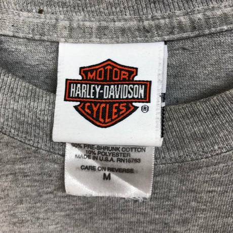 ハーレーダビッドソン　両面　プリント　ビッグロゴ　半袖　Tシャツ
