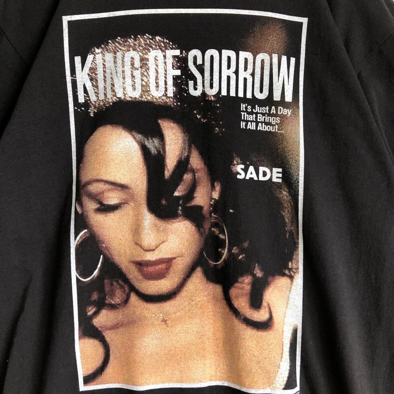 BOOTLEG SADE シャーデー シングルステッチ ビッグプリント 半袖 T 