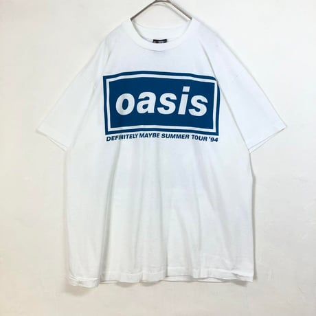 BOOTLEG　oasis　オアシス　ツアー　半袖　Tシャツ　白