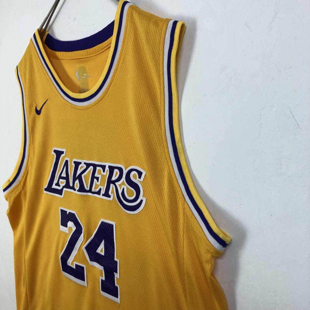 LAKERS ゲームシャツ NIKE NBA レイカーズ 24 ゲームシャツ ナイキ 刺繍 ロゴ コービー | PEACE TOWN