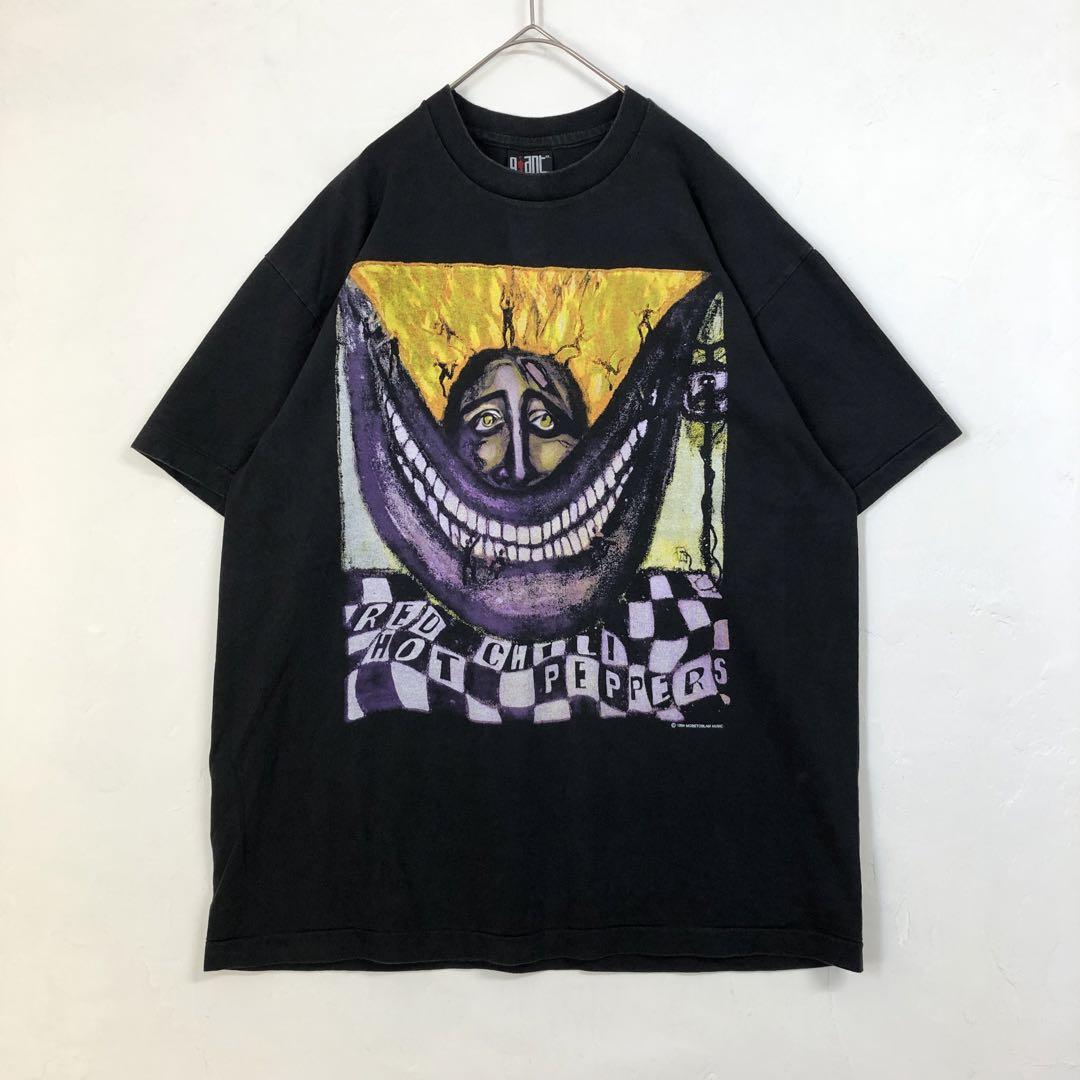 ガ*い様 レッドホットチリペッパーズ ロングTシャツ ビッグスマイル 良フェード レッドホットチリペッパーズ ロングTシャツ ビッグスマイル 良