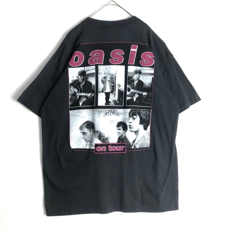 シングルステッチ　オアシス　Tシャツ BOOTLEG oasis オアシス シングルステッチ Tシャツ 黒 | PEACE TOWN