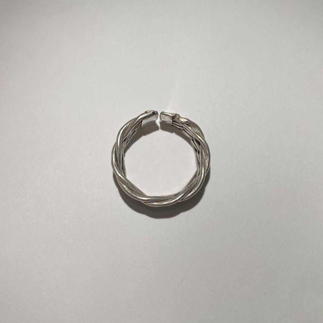 KARENSILVER カレン シルバー 民族 ハンドメイド ツイスト リング 指輪 