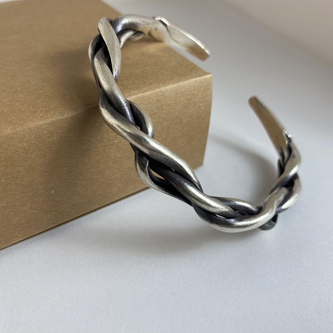 KARENSILVER カレンシルバー 編み込み バングル ブレスレット