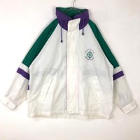 ノーティカ　刺繍　ロゴ　セーリング　ジャケット　パーカー　白