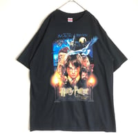 BOOTLEG　Harry Potter ハリーポッター　賢者の石　Tシャツ　ビッグプリント　黒