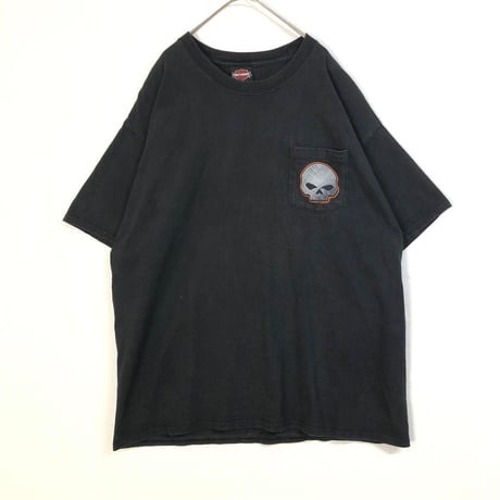 ハーレーダビッドソン　両面　プリント　ビッグロゴ　半袖　Tシャツ