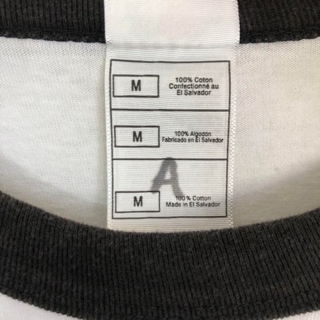 フルーツオブザルーム　YMCA　ビッグプリント　リンガーT　Tシャツ　半袖