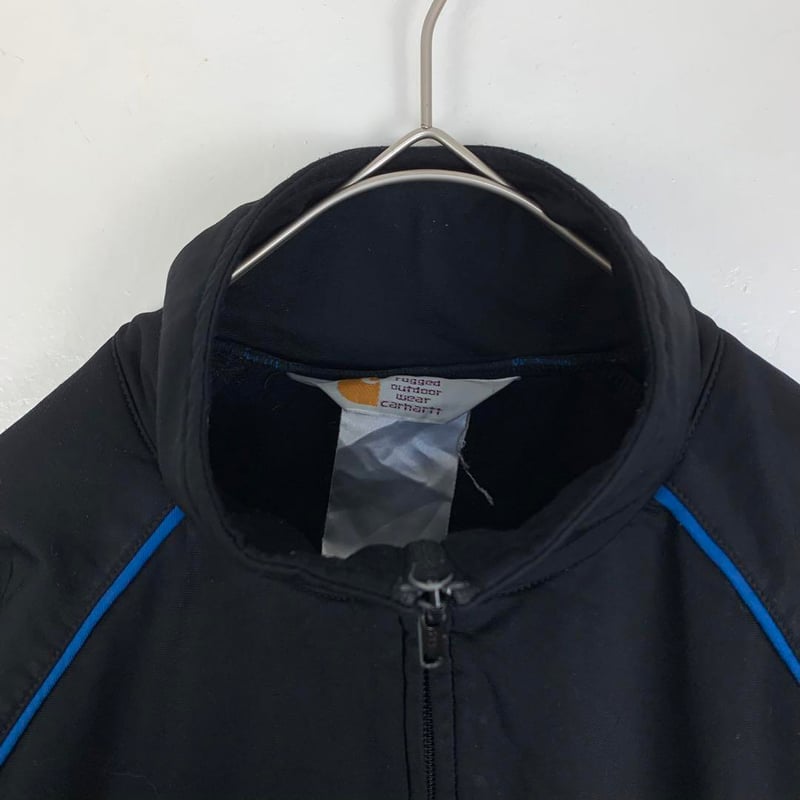 カーハート 刺繍 ロゴ トラック ジャケット ジャージ 黒 | PEACE TOWN